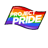 ProjectPride rainbow flag lgbtq gay pride Sticker