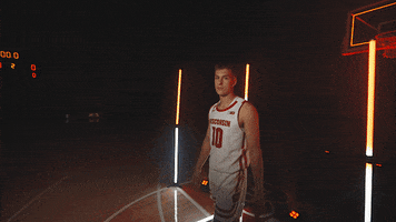 College Basketball Isaac GIF by Wisconsin Badgers