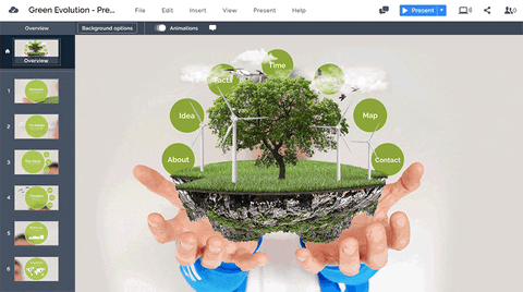 Solar Energy Tree GIF by Prezibase