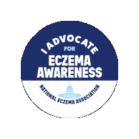 Graphcom eps eczema national eczema association eczema awareness month Sticker
