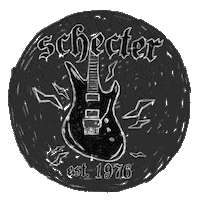 Rocker 90S Rock Sticker by Schecter Guitar Research