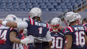 Cam Newton Reaction GIF by New England Patriots
