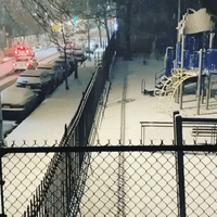 When Hell's Kitchen Freezes Over: Winter Storm Hits Manhattan