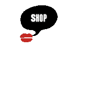 Shop Black Business Sticker