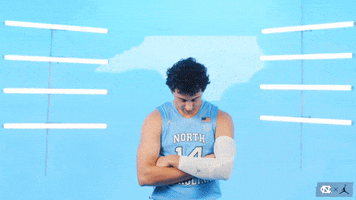 Look Up North Carolina GIF by UNC Tar Heels