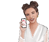 Text Phone Sticker by Dani Austin