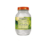 Green Apple Love Sticker by CopperheadDistillery