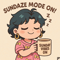 Sleepy Drinking Coffee GIF by Persona