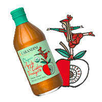 Apple Cider Vinegar Biologico Sticker by Carandini Official
