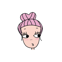 iamjoyjoyz girl no pink confused Sticker