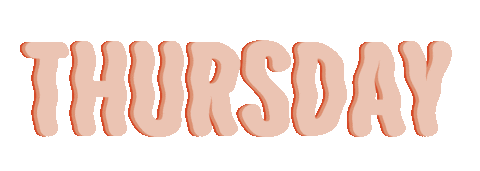 Thursday Sticker by The Commons