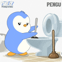 Penguin Cleaning GIF by Pudgy Penguins