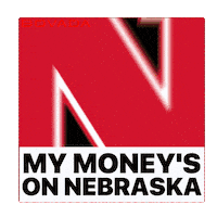 Nebraska Football Sticker by Bovada