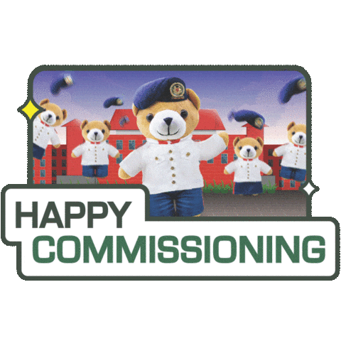 Officer Commissioning Sticker by Our Singapore Army