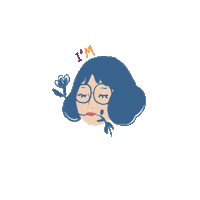 girl ok Sticker