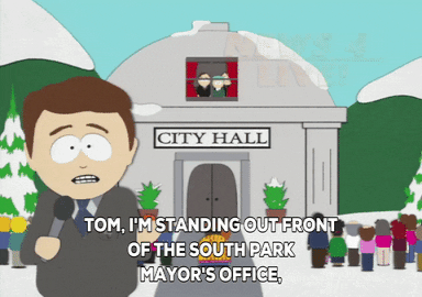 speaking city hall GIF by South Park 