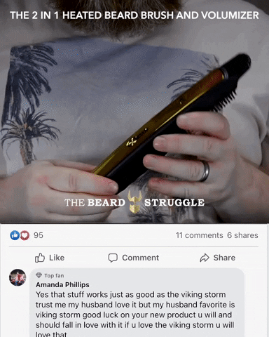 Beard Brush GIF by THE BEARD STRUGGLE