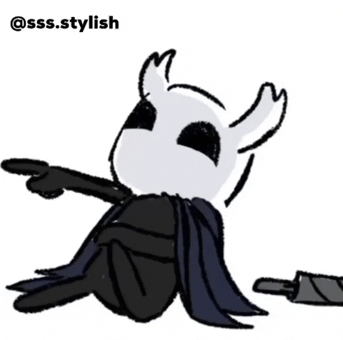 Hollow Knight Laughing GIF