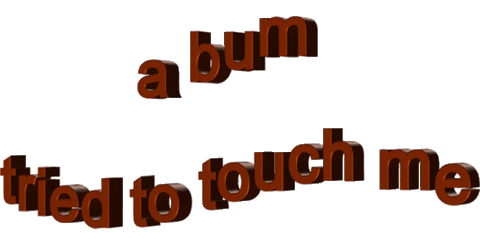 scared animation Sticker by AnimatedText