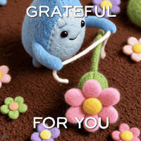 Flower Thank You GIF by Teardrop