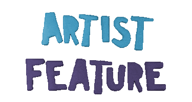 Animation_Wildcard animation blue artist purple Sticker