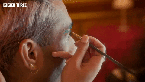 Glow Up Make-Up GIF by BBC Three