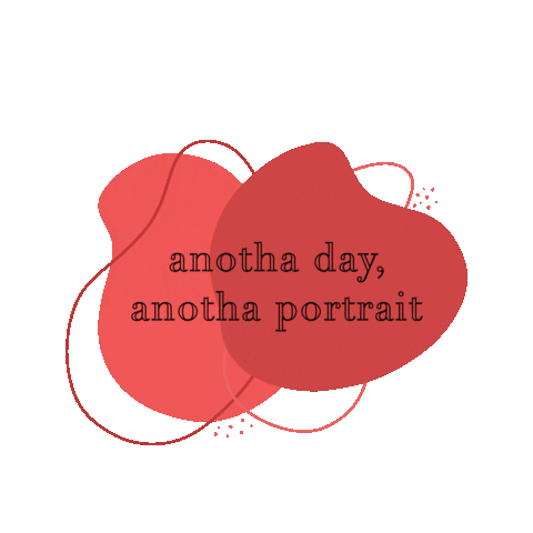 emilymaas red abstract portrait graphicdesign Sticker
