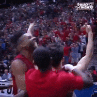 Celebrating Lets Go GIF by NCAA March Madness