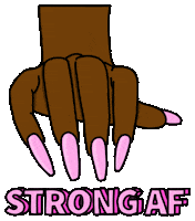 Manicure Long Nails Sticker by Trés She