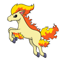 Gen 1 Fire Sticker by Pokémon