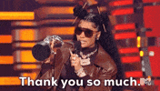 Nicki Minaj Thank You GIF by 2023 MTV Video Music Awards