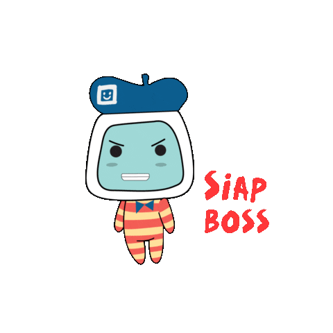 Boss Salute Sticker by Fun Cican