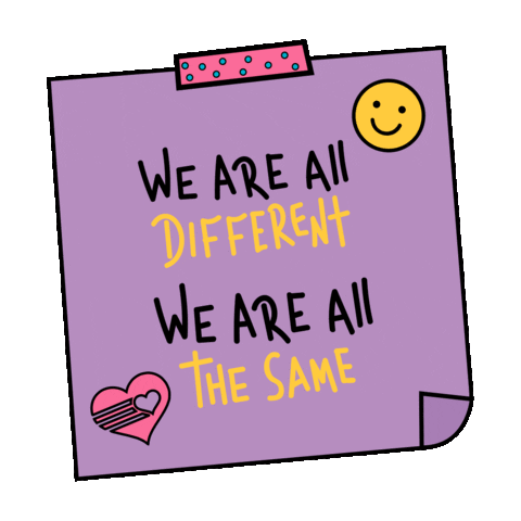 welovecolors love color happiness acceptance Sticker