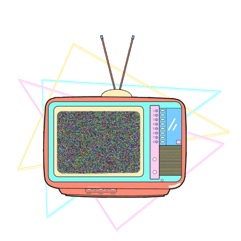 Pop Art Television Sticker
