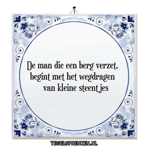 Humor Spreuk Sticker by Tegelspreuken.nl