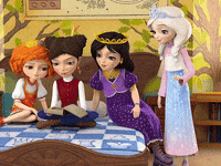 Girl Read GIF by Tsarevny