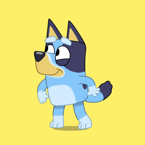 officialblueytv point pointing bluey GIF