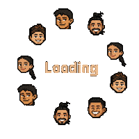 Pixel Waiting Sticker