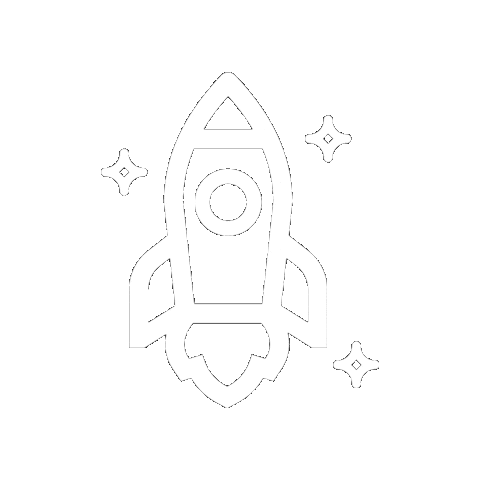 BluhausTalent giphygifmaker stars rocket galaxy Sticker