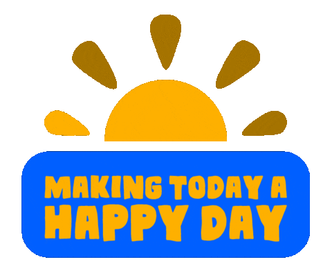 Happy Day Sun Sticker