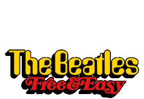 The Beatles Sun Sticker by Free & Easy