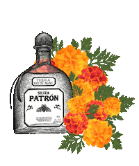 Celebration Skull Sticker by Patrón Tequila