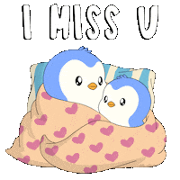 I Love You Hug Sticker by Pudgy Penguins
