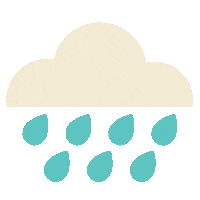 ScatterbrainStudiosLtd rain cloud weather pouring Sticker