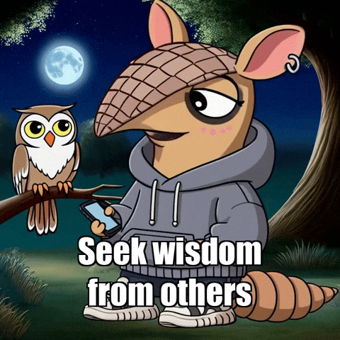 Community Wisdom GIF by Chillo Dillo