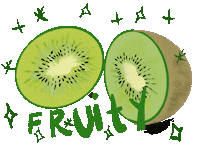 Art Fruit Sticker by socailtea