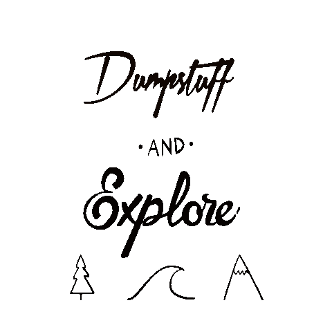 dumpstuffstore wave tree flash mountain Sticker