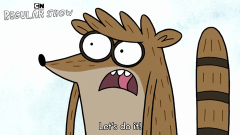 Regular Show Lets Do It GIF by Cartoon Network