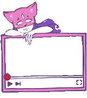 tatsianafinskaya pink frame kat finkatan Sticker