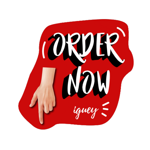 iguey giphyupload order now iguey bring to the party Sticker